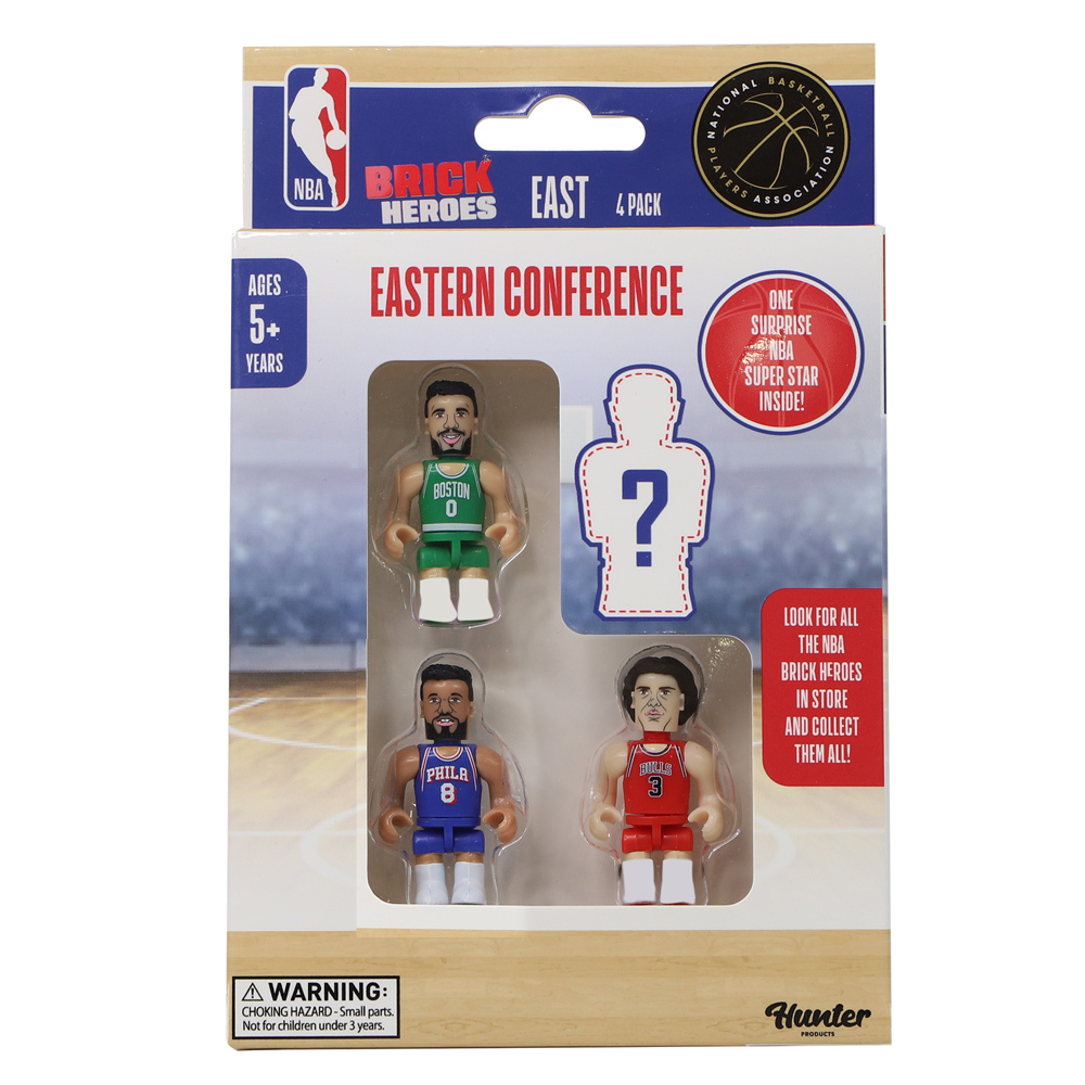 NBA系列:球員積木人4入組 隨機出貨