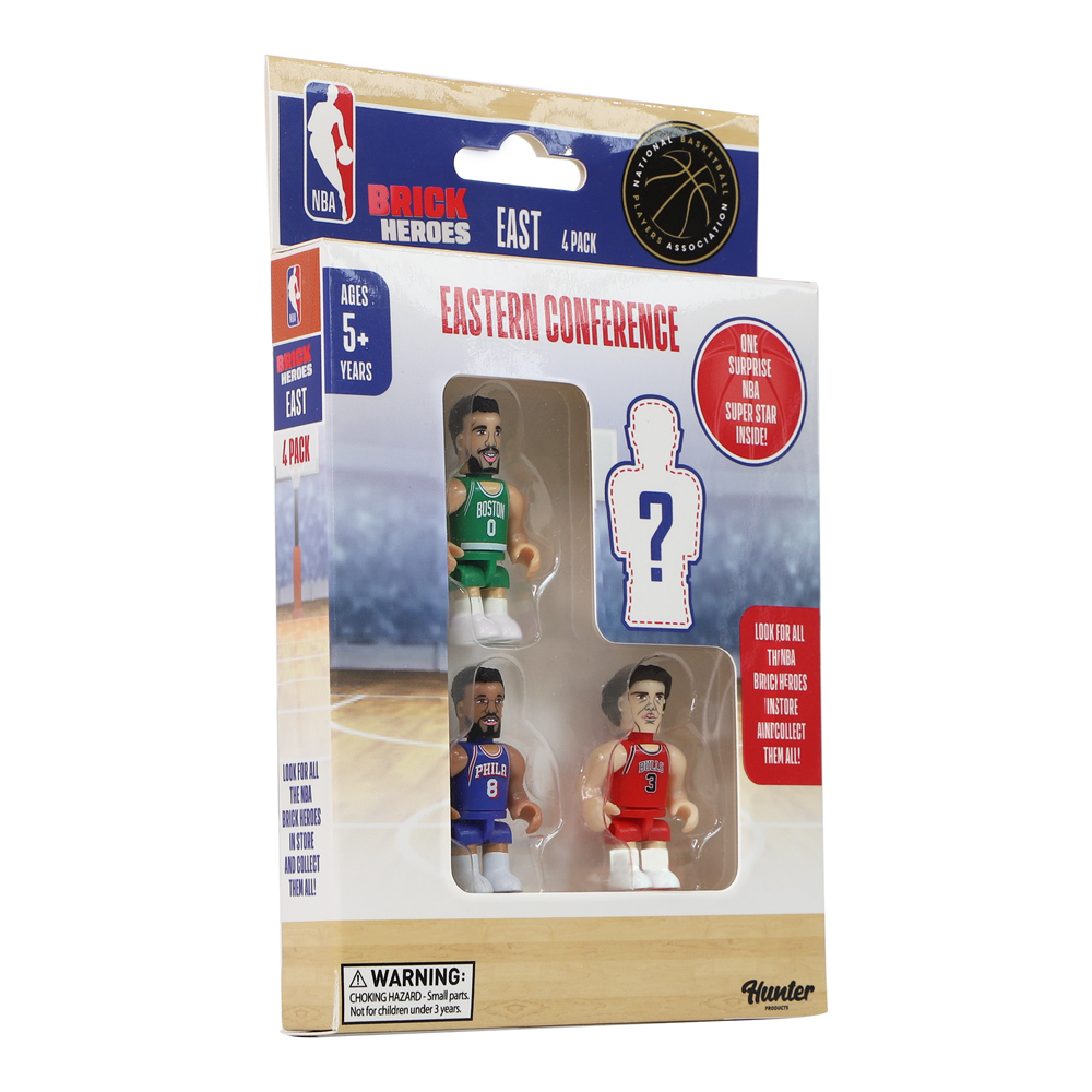 NBA系列:球員積木人4入組 隨機出貨