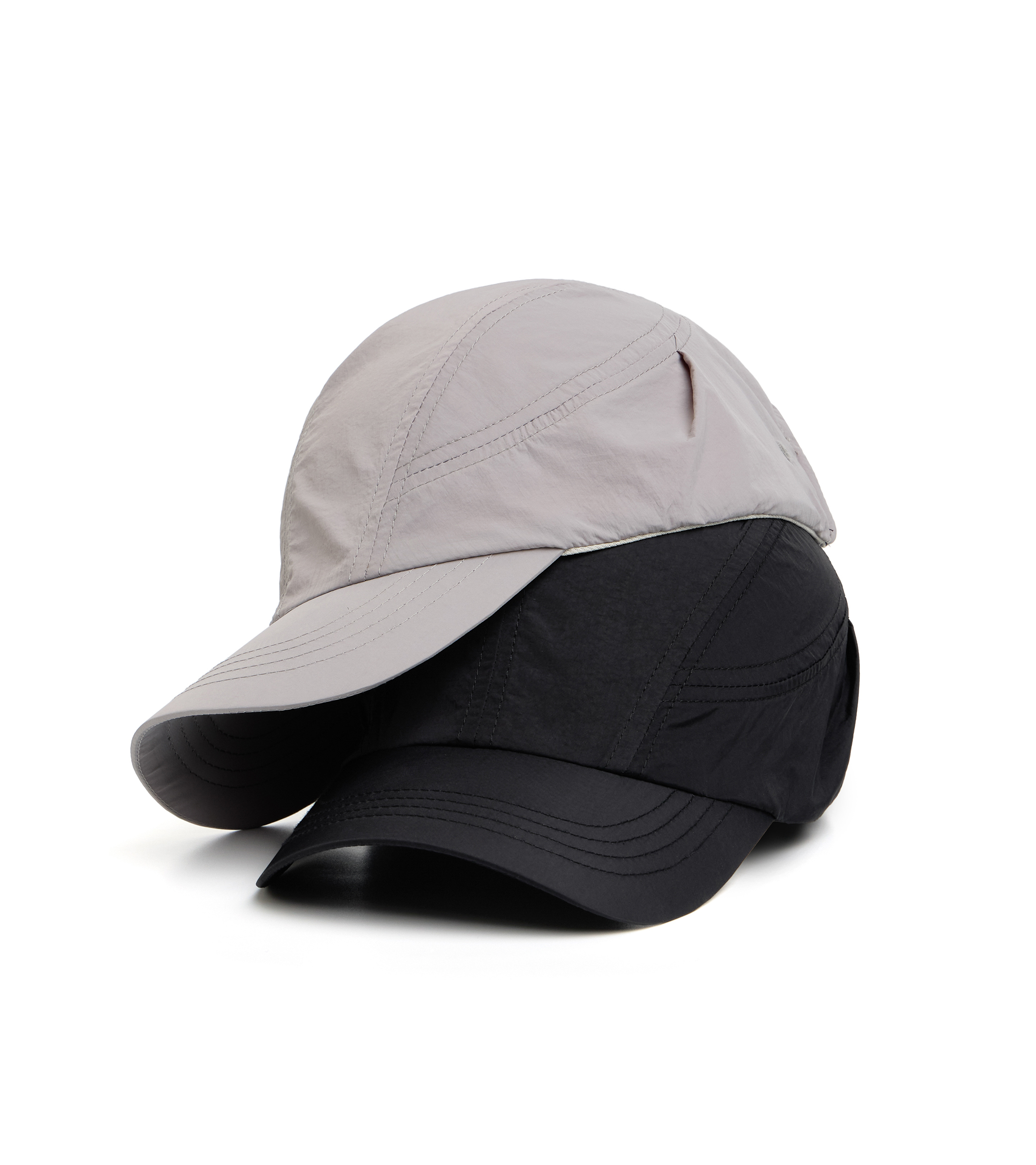 nozzle quiz®｜Essential Explorer Cap (Black/Mist Grey)