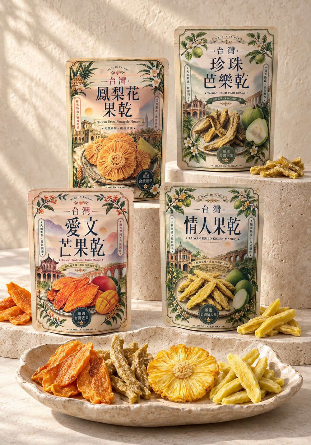 農禾四季｜【新鮮底蘊】鮮 • 果乾. 綜合水果乾組