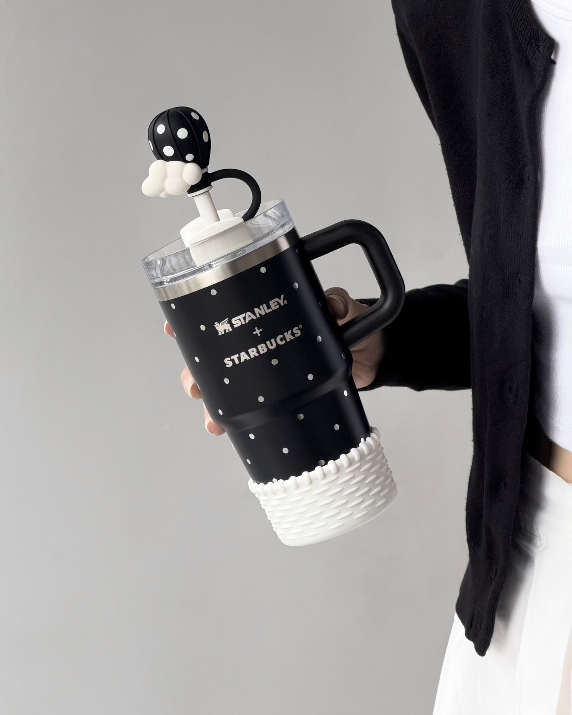 Starbucks x Stanley  吸管杯 冰壩杯 波點漫境系列 黑白波點 保溫杯 兩款
