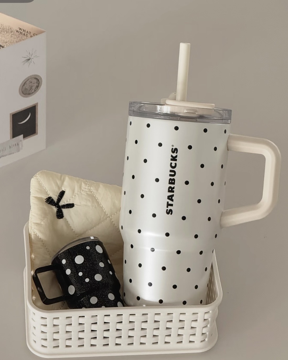 Starbucks x Stanley  吸管杯 冰壩杯 波點漫境系列 黑白波點 保溫杯 兩款