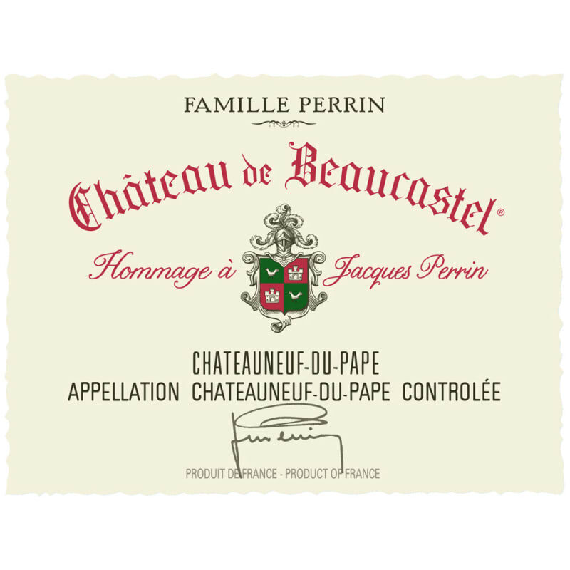 Chateau de Beaucastel Chateauneuf du Pape Hommage a Jacques Perrin 2010 (RP100)
