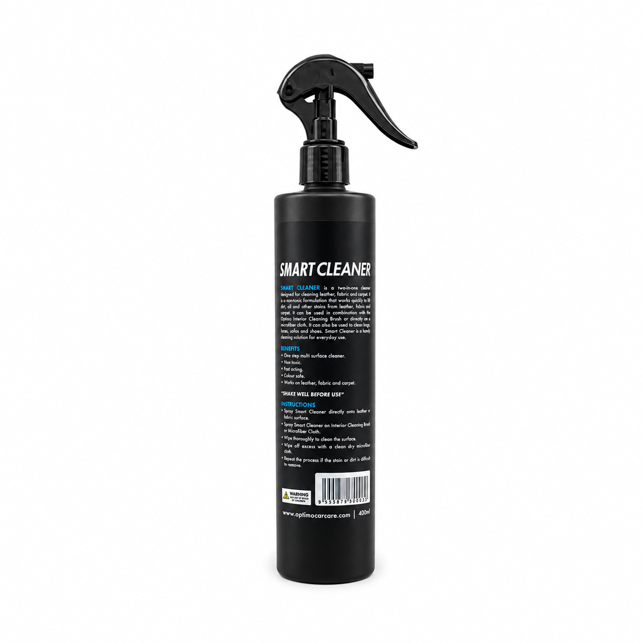 OPTIMO Smart Cleaner | Leather, Fabric & Carpet Cleaner