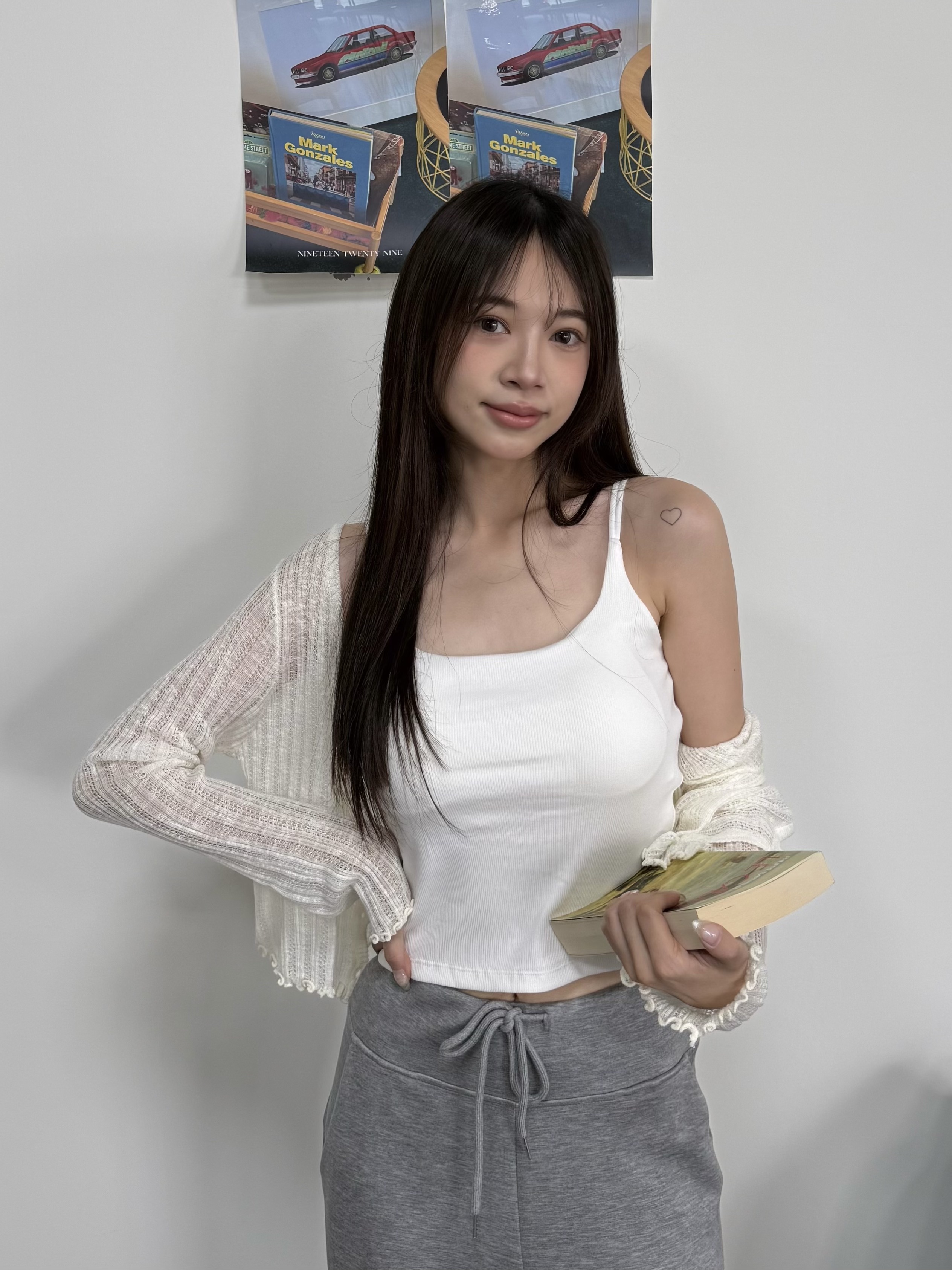 透氣杯露背棉質小可愛