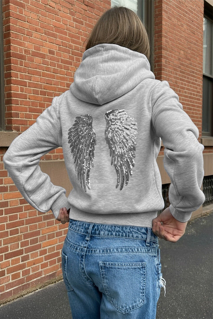 (預購) SUBDUED 翅膀拉鍊連帽外套Wings zip-up hoodie