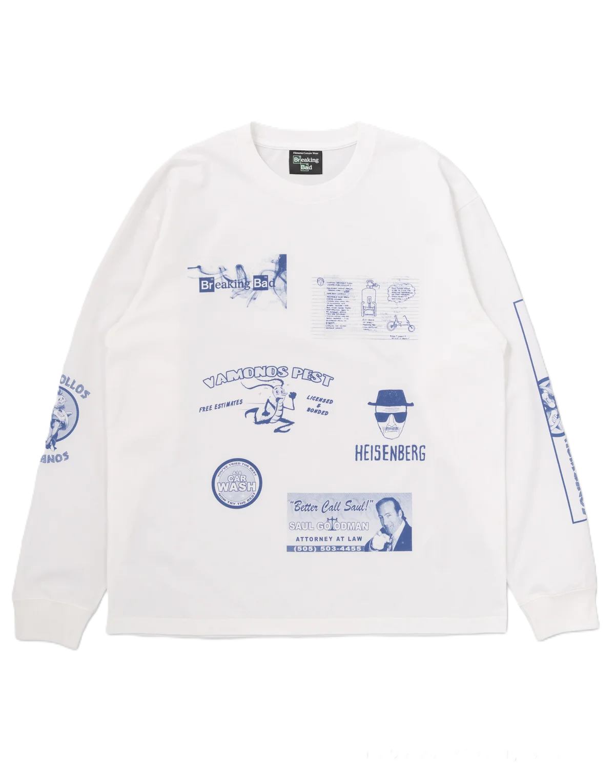 Breaking Bad FTW Icon Collage Long Sleeve Tee