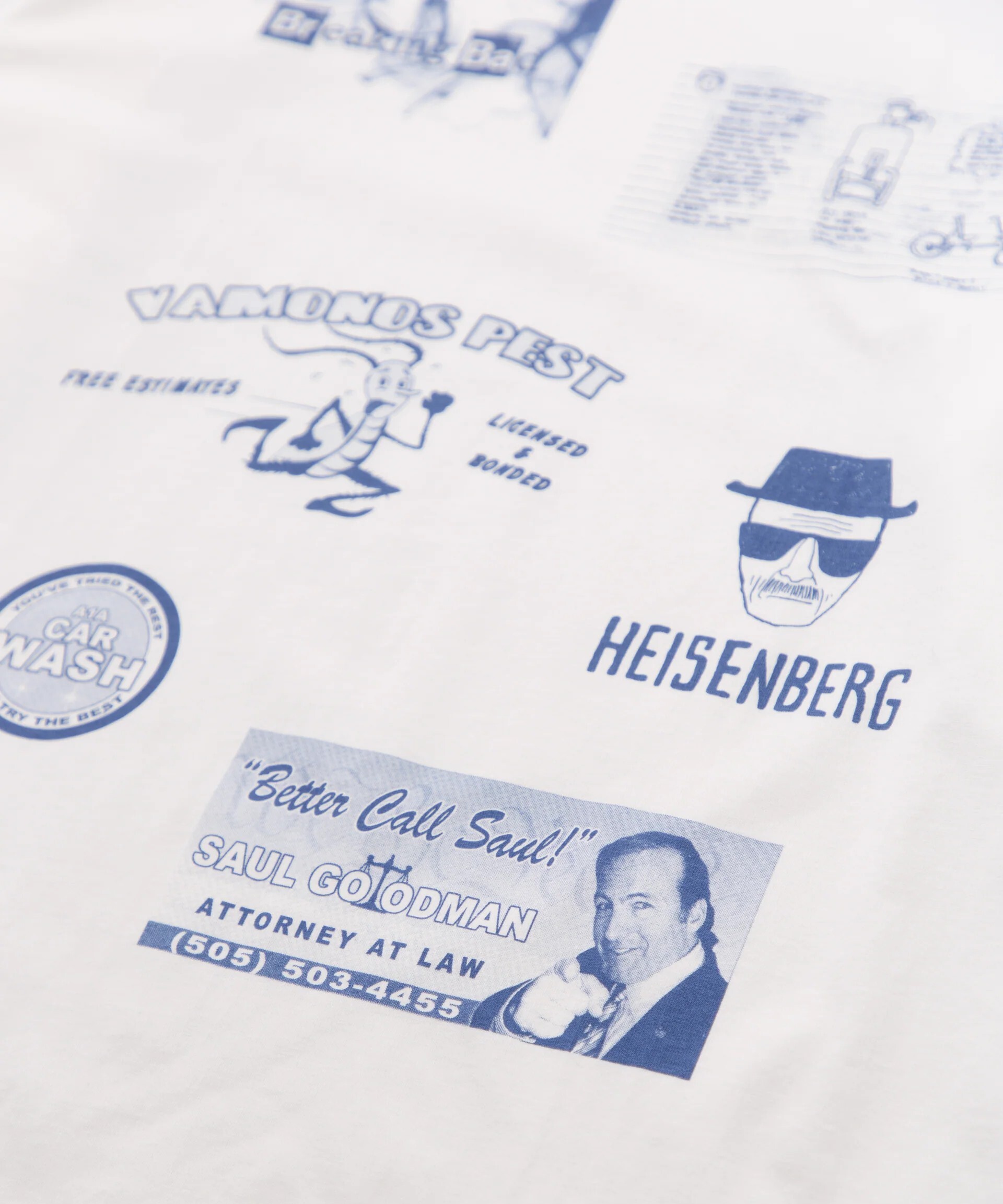 Breaking Bad FTW Icon Collage Long Sleeve Tee
