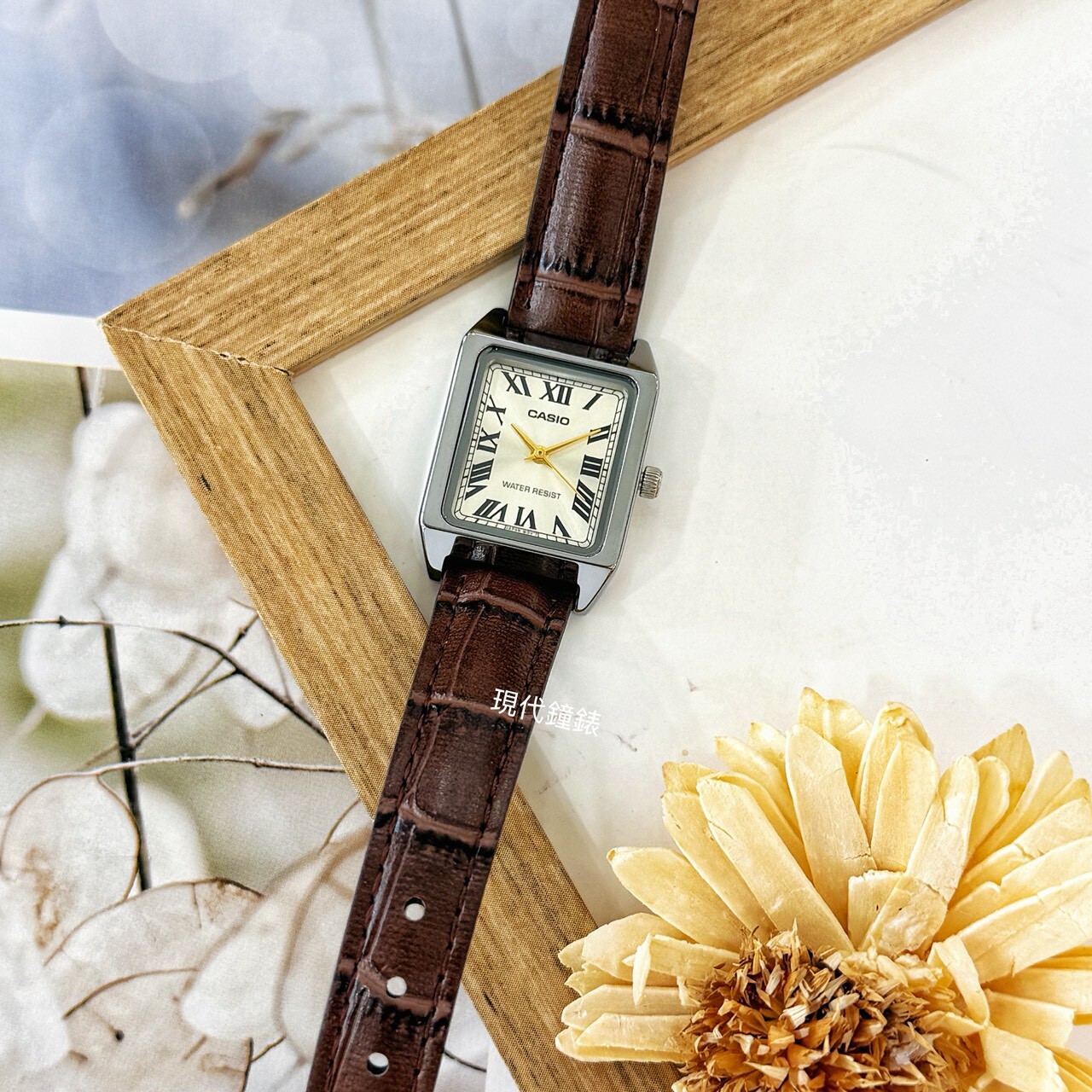 【 CASIO】卡西歐經典小方錶 LTP-V007L-9B 22mm Modern Watch