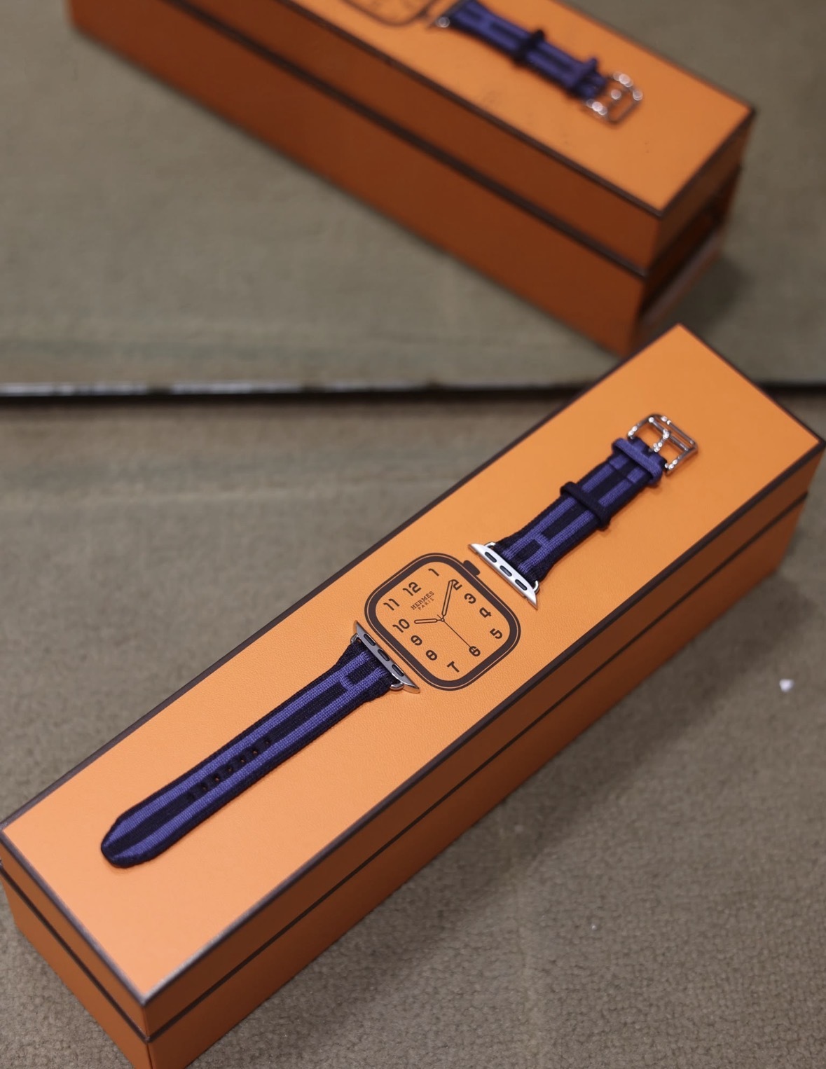 Apple Watch S12 42MM Bleu Nuit/Bleu Brighton