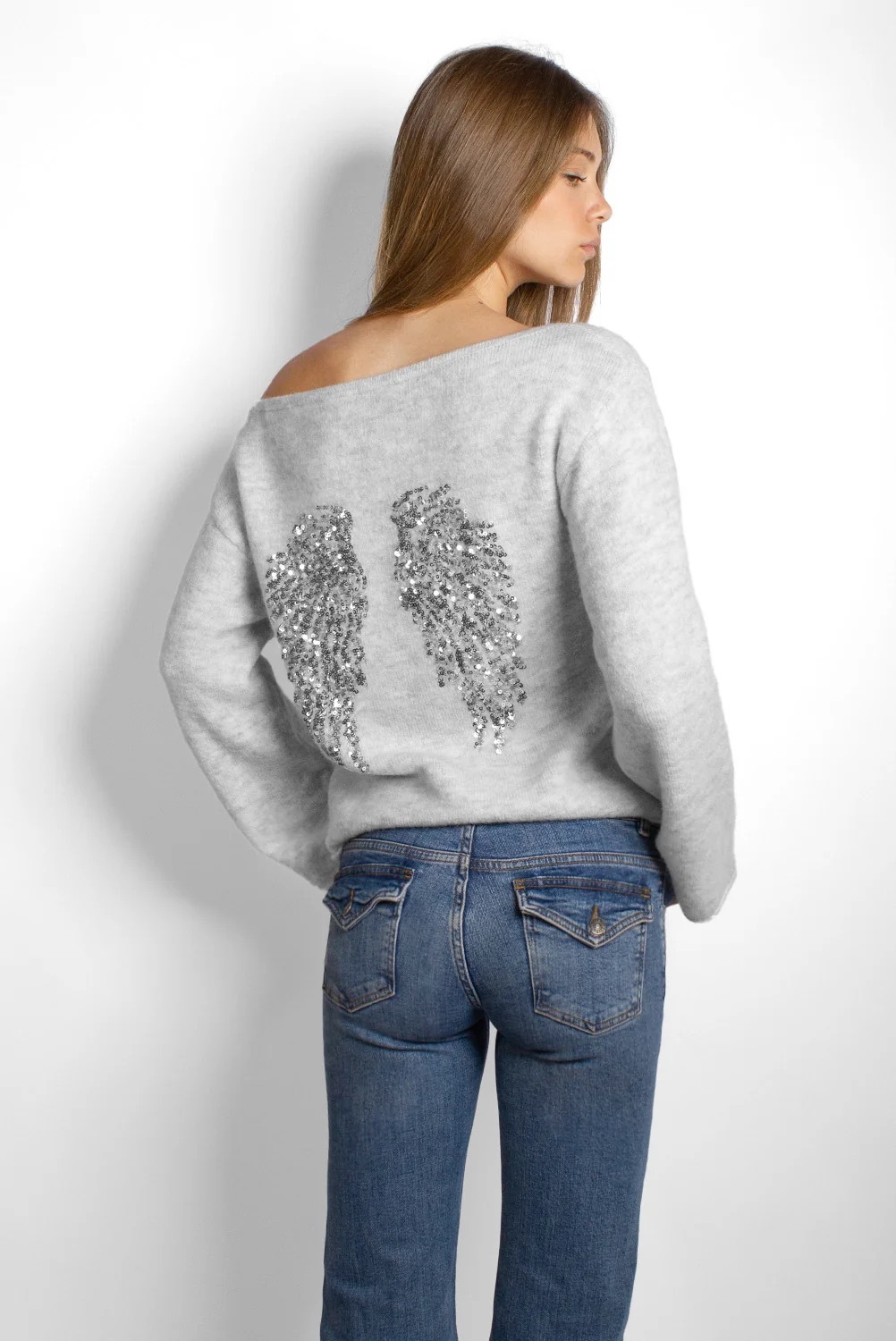 (預購) SUBDUED 翅膀毛衣Wings sequin sweater