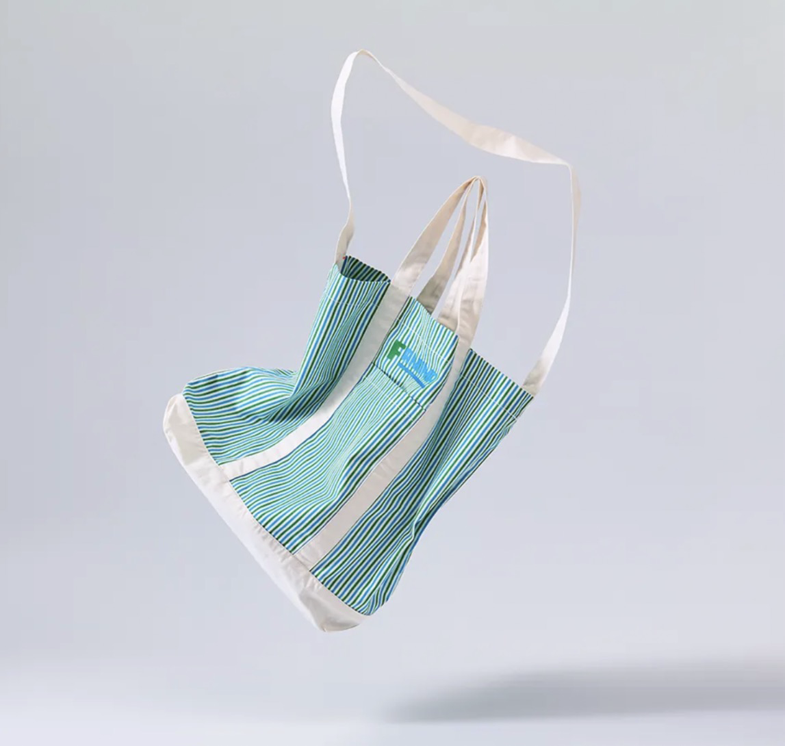 Famima Park by NIGO Green Stripes Tote Bag
