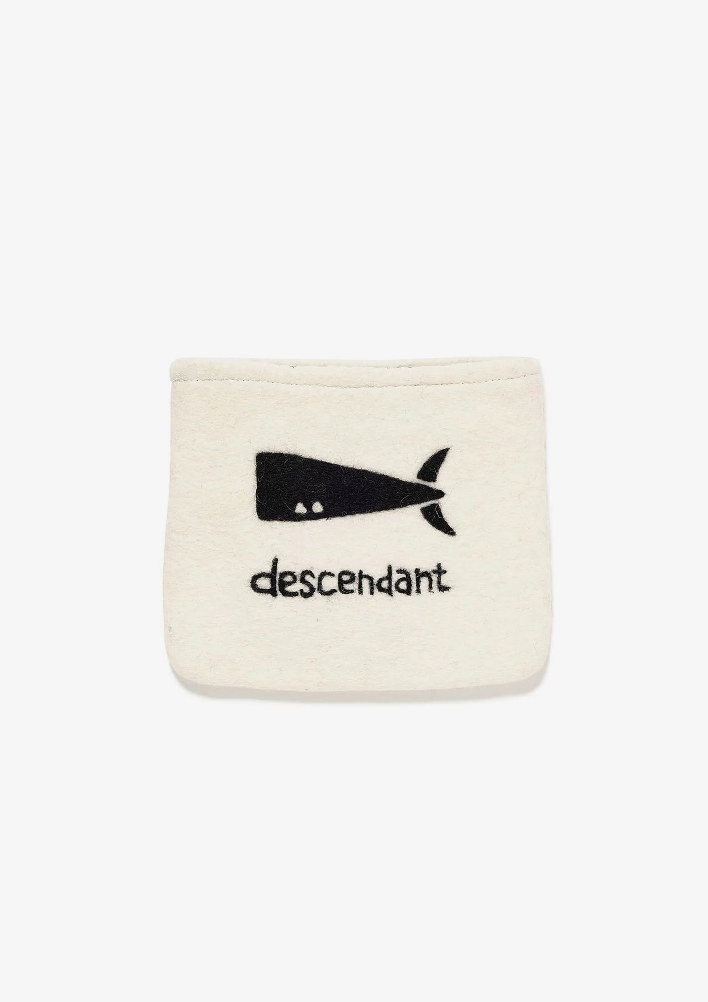 2026AW DESCENDANT CACHALOT POUCH 尼泊爾 羊毛氈 鯨魚 手拿包 零錢包 收納包 現貨 262NTDS-AC01