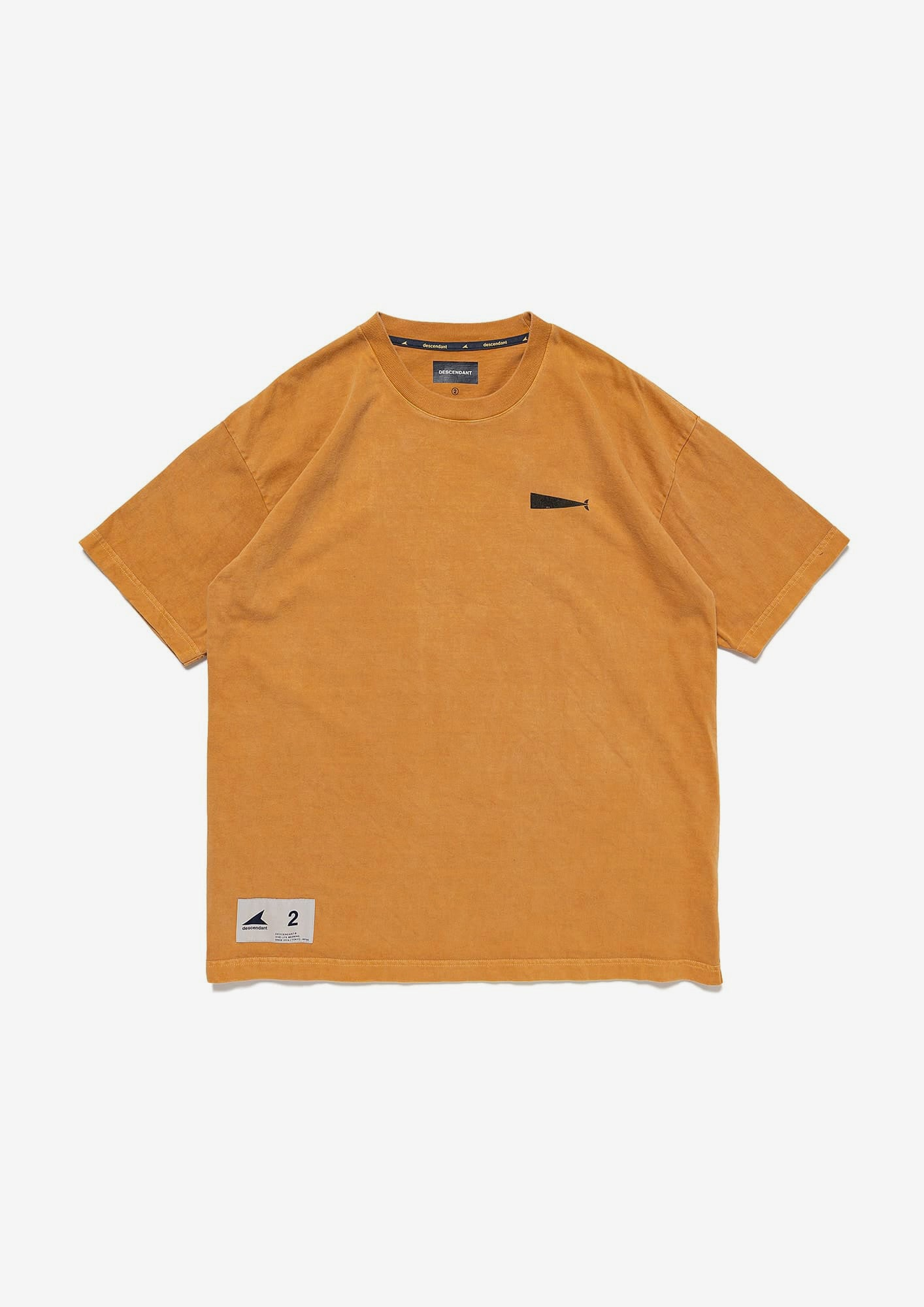 2026AW DESCENDANT VIEW ORGANIC COTTON SS PIGMENT DYE 胸口 鯨魚 有機 水洗 短T 現貨 262ATDS-CSM28