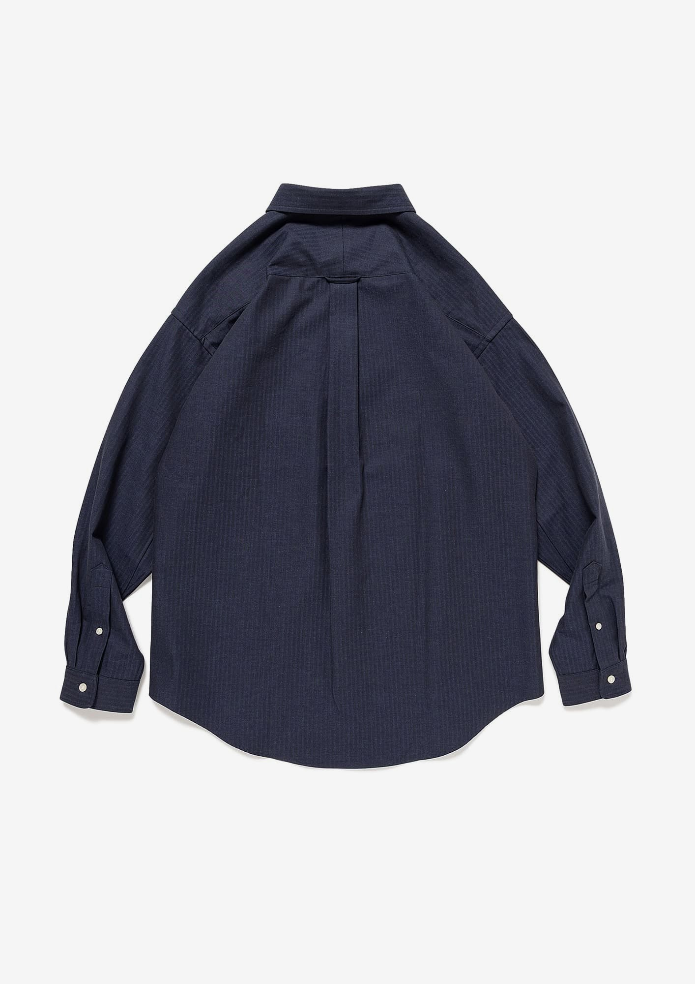 2026AW DESCENDANT PALM HERRINGBONE LS SHIRT 人字紋 口袋 長袖 襯衫 現貨 262TQDS-SHM04