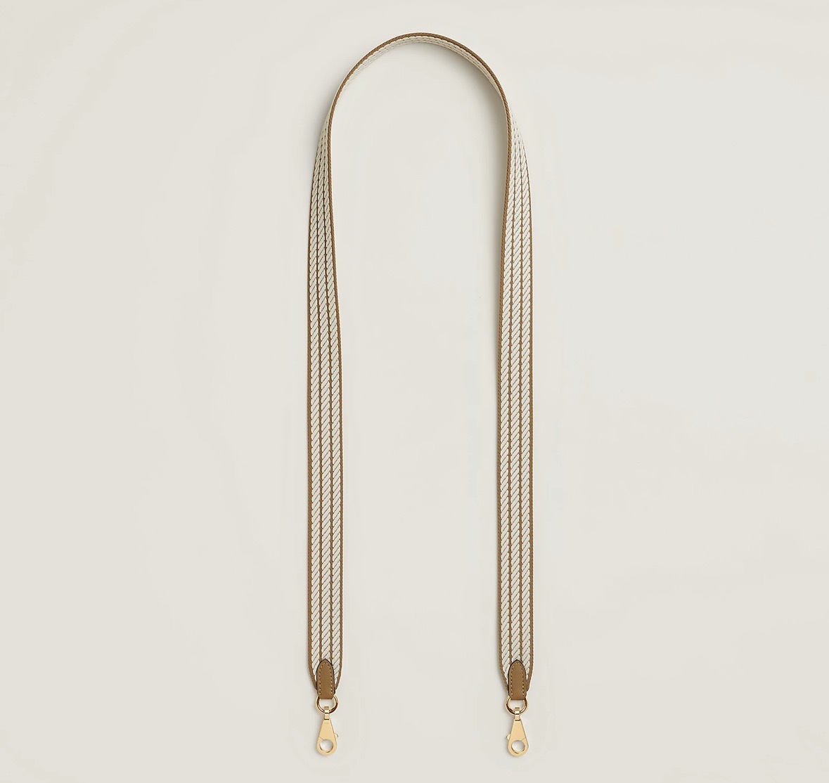 Sangle Cordage 25 mm x 85cm bag strap  Dune / Nata / Dune