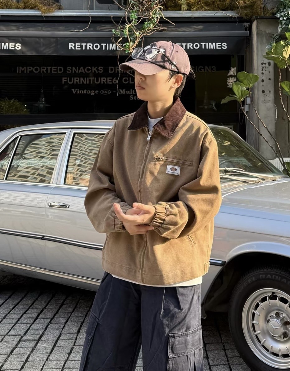 【逢甲FUZZY】DICKIES 美式復古 工裝 巴恩風 翻領 夾克 外套 男女