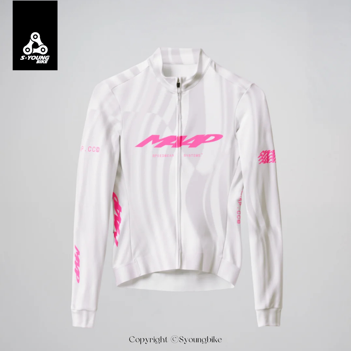 【MAAP】 Team Thermal LS Jersey 男性長袖刷毛車衣  / HALO STATIC GREY