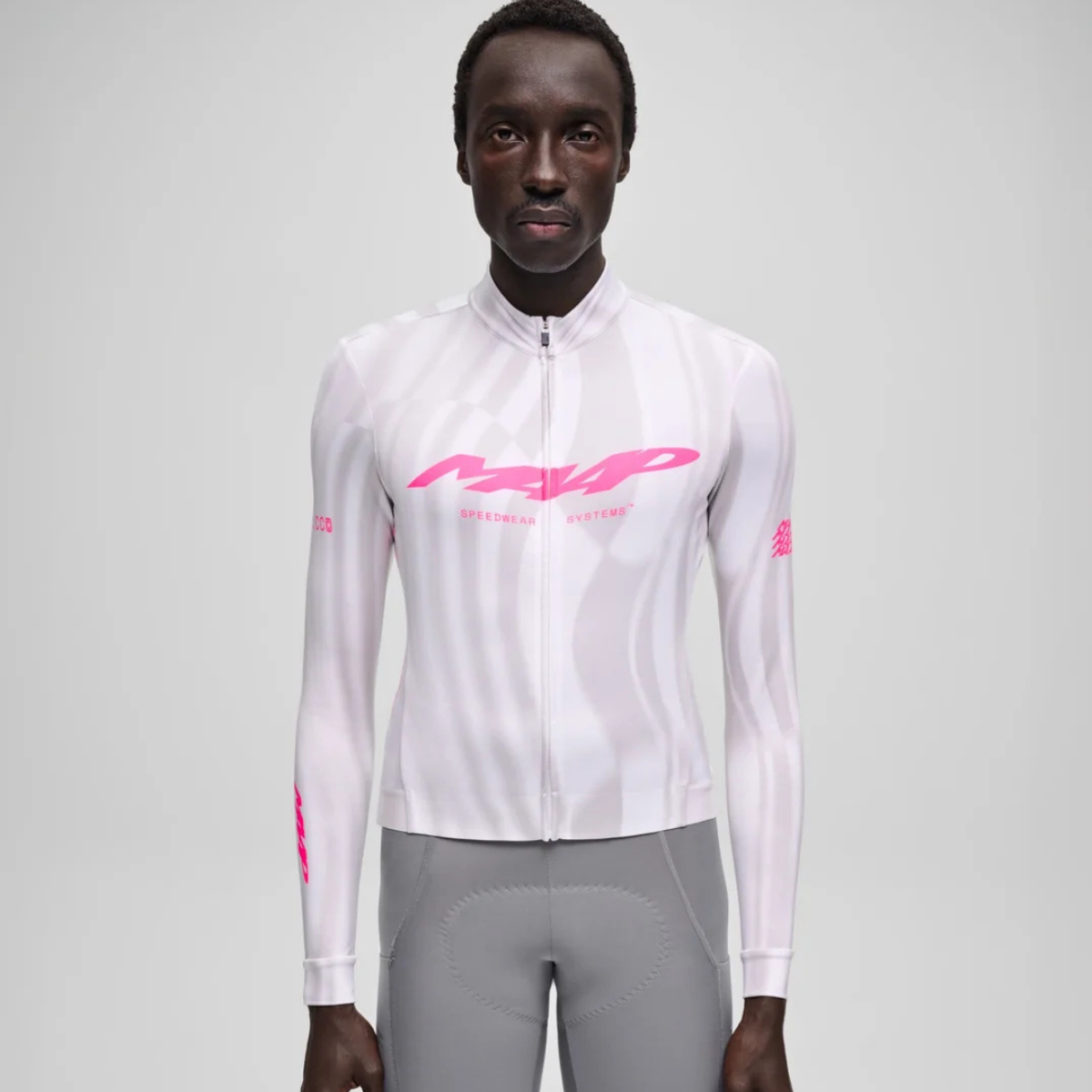 【MAAP】 Team Thermal LS Jersey 男性長袖刷毛車衣  / HALO STATIC GREY