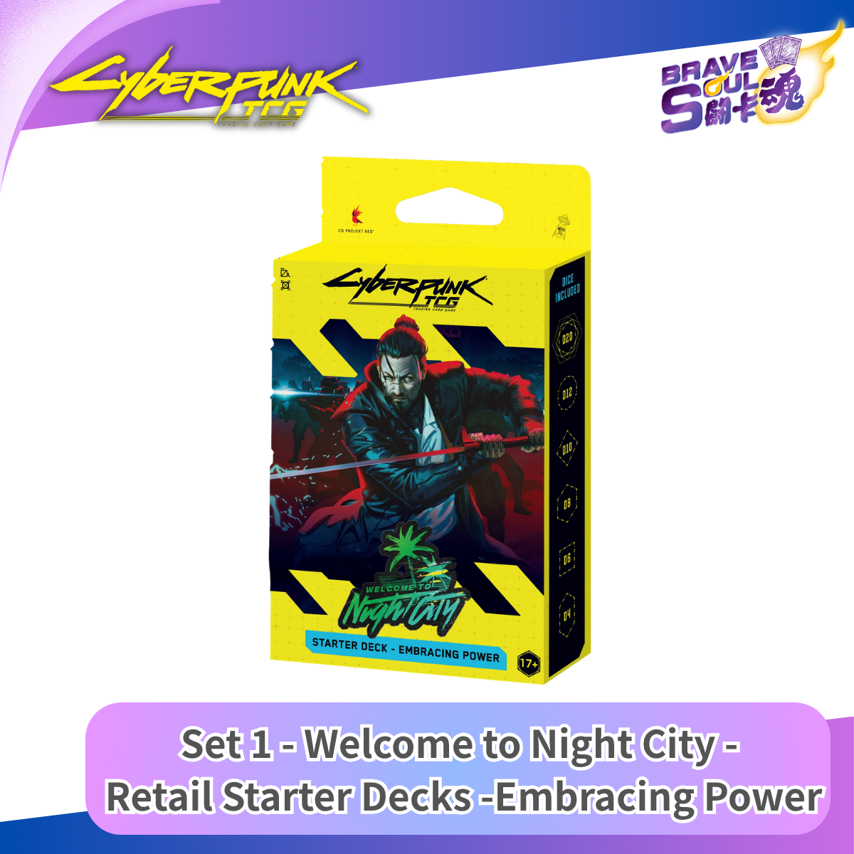Cyberpunk - Set 1 - Welcome to Night City - Retail Starter Decks - Embracing Power