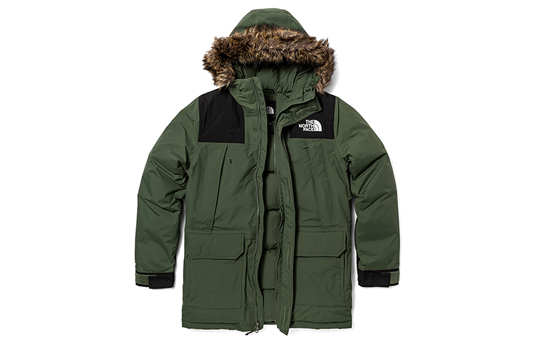 【代購】THE NORTH FACE Urban Exploration Down Jacket Men's Olive Green NF0A5B19-NYC