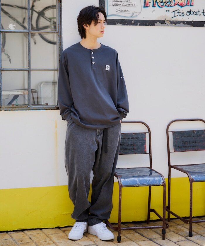 Columbia × FREAK'S STORE Imperial Park 亨利領長袖