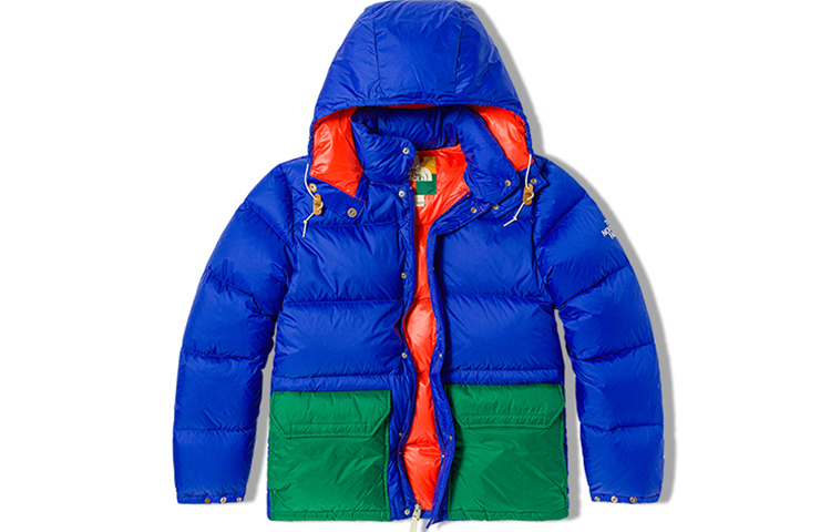 【代購】THE NORTH FACE Urban Exploration Down Jacket Winter Men's Blue NF0A7QFD-0U5