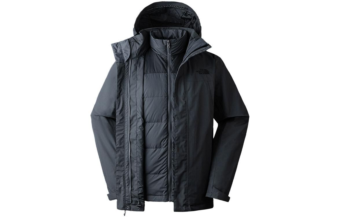 【代購】THE NORTH FACE Urban Exploration Waterproof And Windproof To Keep Warm Windbreaker Jacket Men's Gray NF0A81QS-0C5