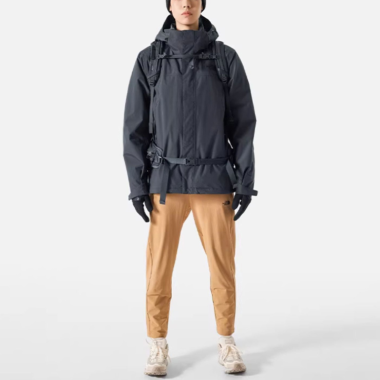 【代購】THE NORTH FACE Urban Exploration Waterproof And Windproof To Keep Warm Windbreaker Jacket Men's Gray NF0A81QS-0C5