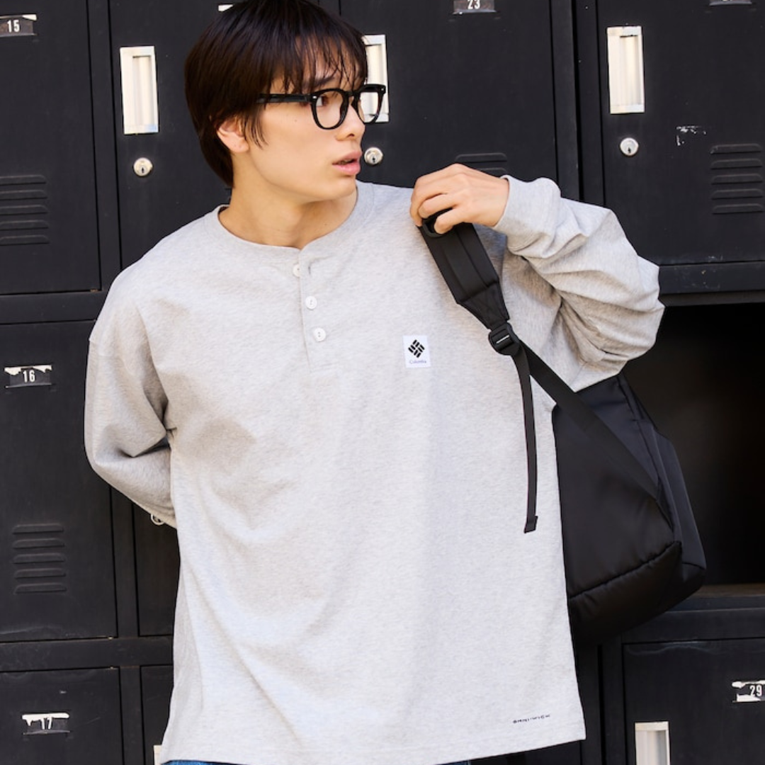 Columbia × FREAK'S STORE Imperial Park 亨利領長袖