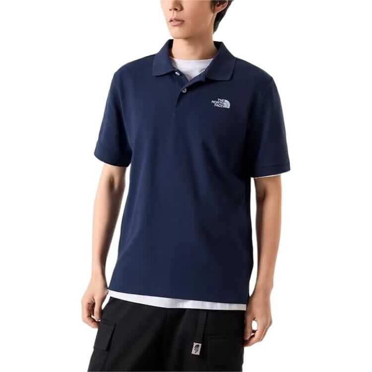 【代購】THE NORTH FACE Urban Exploration Polo Shirt Men's Navy Blue NF0A87UX-8K2