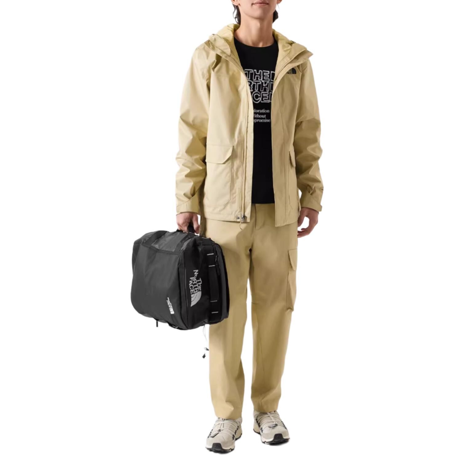 【代購】THE NORTH FACE Urban Exploration Waterproof, Windproof, And Breathable Windbreaker Jacket Men's Khaki NF0A8AUK-LK5