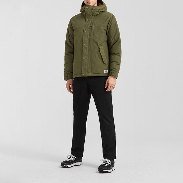 【代購】THE NORTH FACE Urban Exploration Down Jacket Winter Men's Green NF0A5AZT-7D6