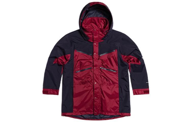【代購】THE NORTH FACE Urban Exploration Outdoor Hiking Windproof Windbreaker Jacket Men's Black Red NF0A7W92-6R3