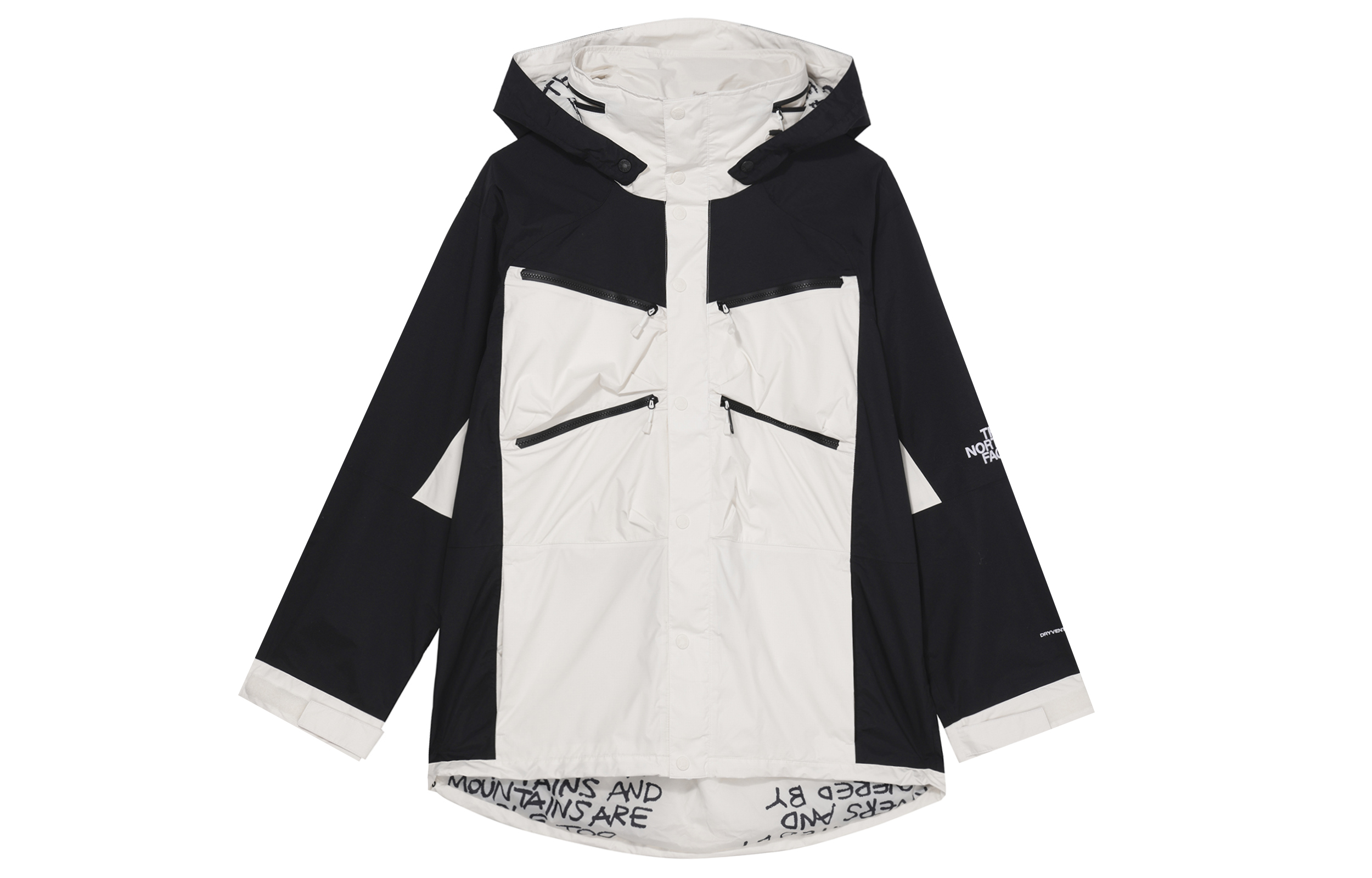 【代購】THE NORTH FACE Urban Exploration Outdoor Hiking Waterproof And Windproof Windbreaker Jacket Men's White NF0A7W92-N3N
