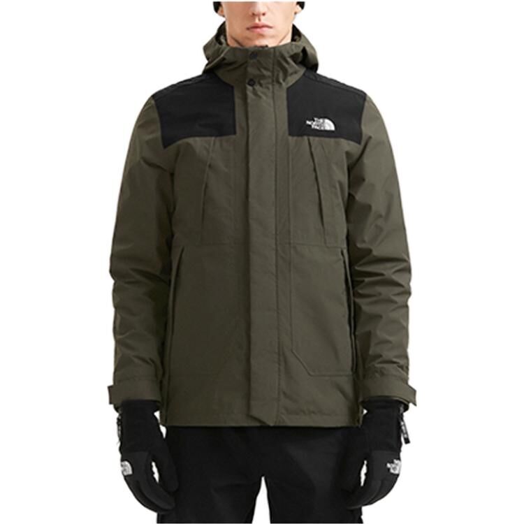 【代購】THE NORTH FACE Urban Exploration Waterproof, Windproof, Breathable, And Thermal Windbreaker Jacket Men's Green NF0A81NH-6U7