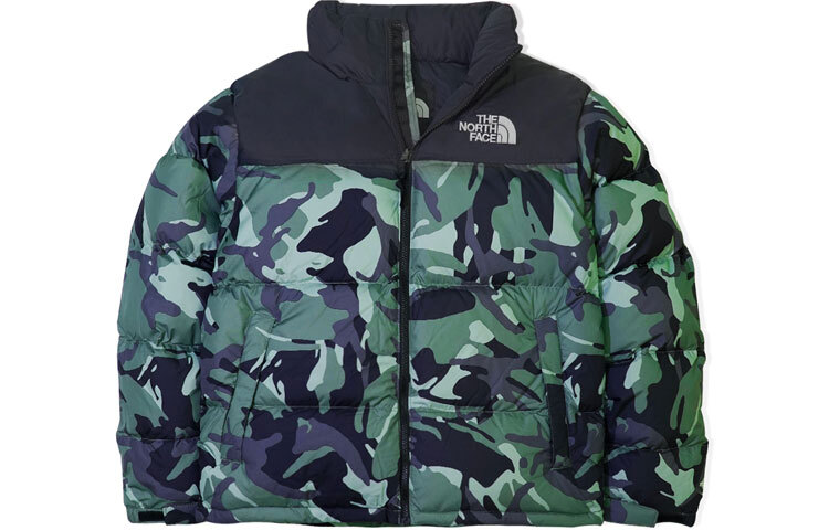 【代購】THE NORTH FACE Urban Exploration Down Jacket Winter Men's Green Camouflage NF0A5IX4-36D