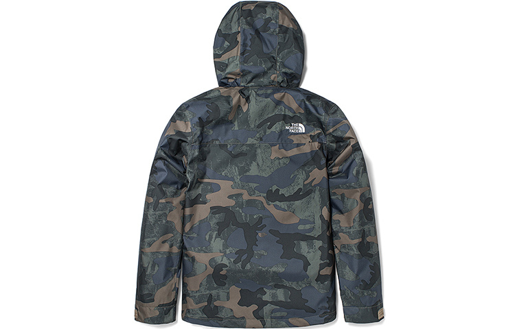 【代購】THE NORTH FACE Urban Exploration Windbreaker Jackets Unisex Camouflage Hooded Moderate NF0A5JZK-549