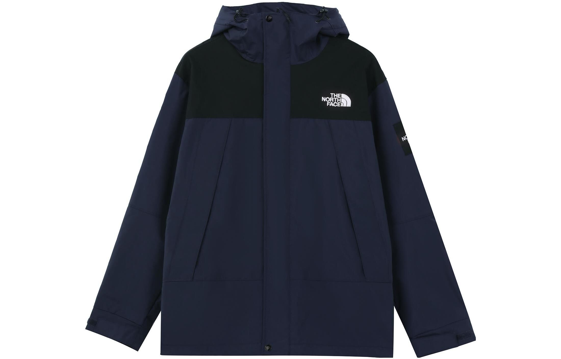【代購】THE NORTH FACE Urban Exploration Multicolor Hooded Fleece Lined Waterproof Jacket Unisex Navy Blue NI3BN62K