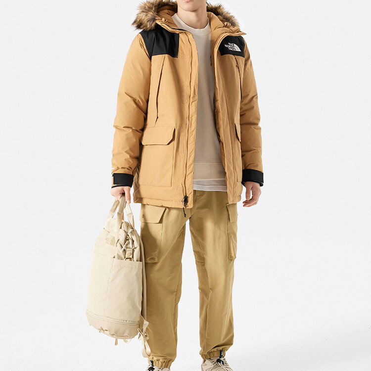 【代購】THE NORTH FACE Urban Exploration Down Jacket Men's Khaki NF0A5B19-KOM