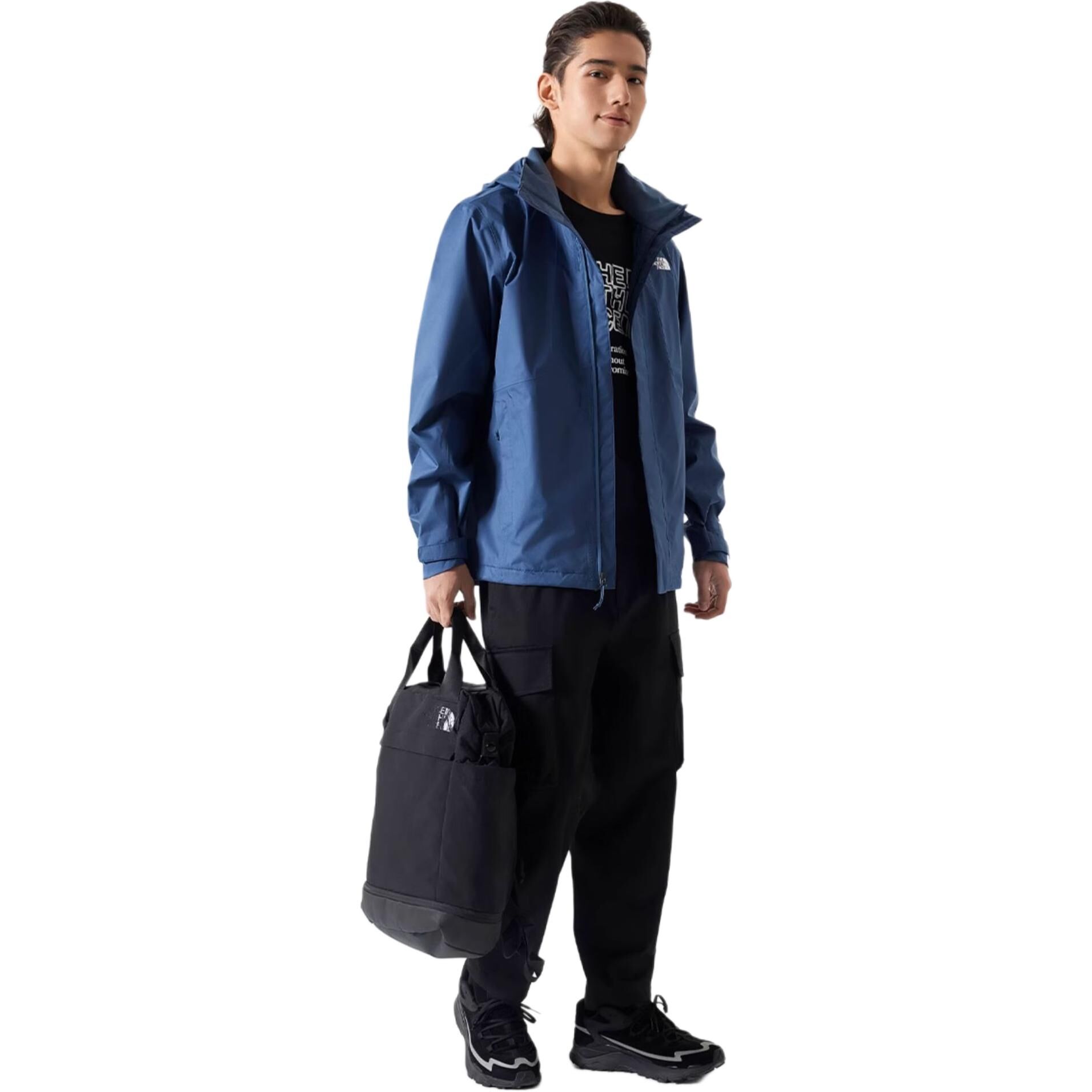 【代購】THE NORTH FACE Urban Exploration SS24 Waterproof And Windproof Windbreaker Jacket Men's Blue NF0A8AUM-HDC