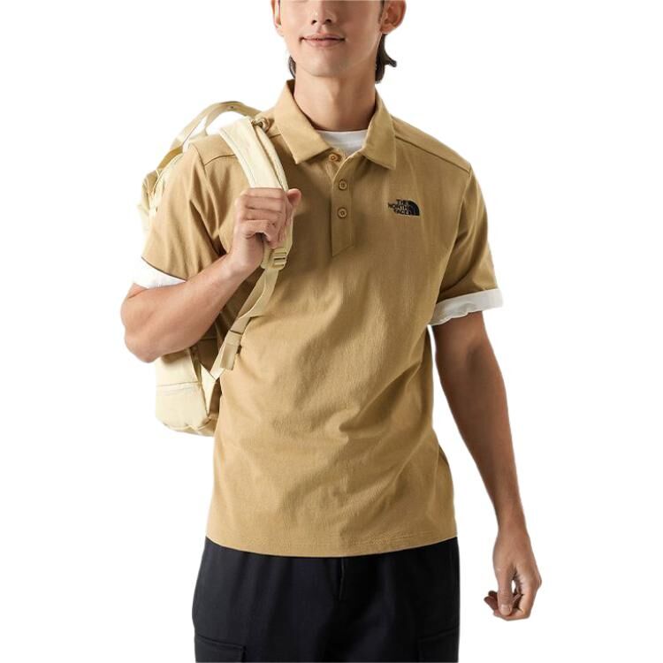 【代購】THE NORTH FACE Urban Exploration Polo Shirt Men's Khaki NF0A8AV3-PLX