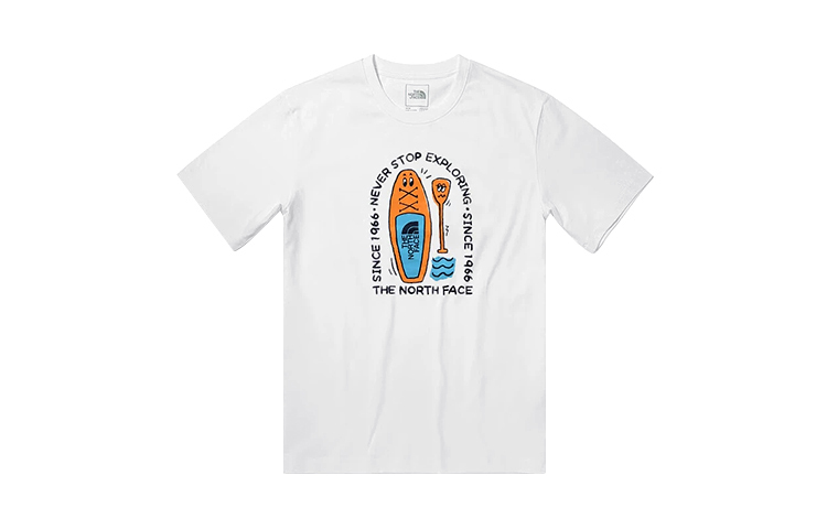 【代購】THE NORTH FACE Urban Exploration T Shirt Unisex White NF0A7WF9-FN4