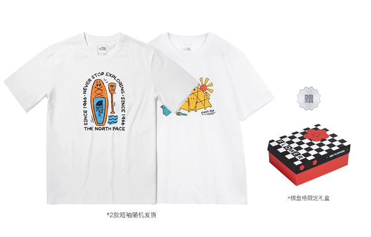 【代購】THE NORTH FACE Urban Exploration T Shirt Unisex White NF0A7WF9-FN4
