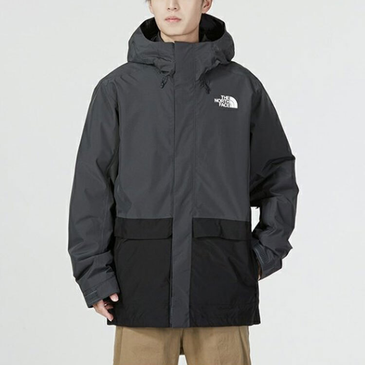 【代購】THE NORTH FACE Urban Exploration Waterproof And Windproof Windbreaker Jacket Men's Black NF0A4QX7-TLY