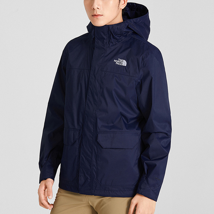 【代購】THE NORTH FACE Urban Exploration Waterproof, Windproof, And Abrasion Resistant Windbreaker Jacket Men's Blue NF0A497J-L4U