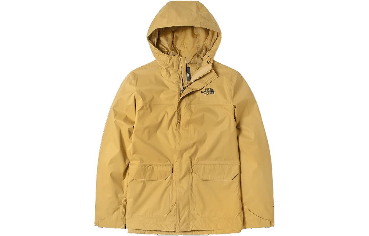 【代購】THE NORTH FACE Urban Exploration Outdoor Hiking Waterproof And Windproof Windbreaker Jacket Men's Khaki NFOA4NED-ZSF