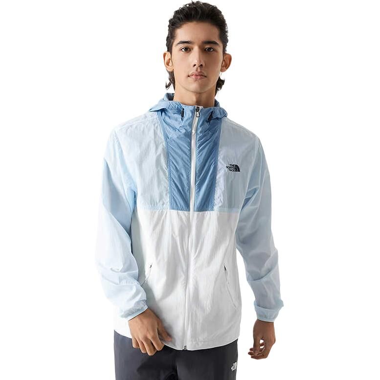 【代購】THE NORTH FACE Urban Exploration SS24 Breathable And Quick Dry UV Protection Sun Protection Clothing Men's Light Blue NF0A8BA5-3YL