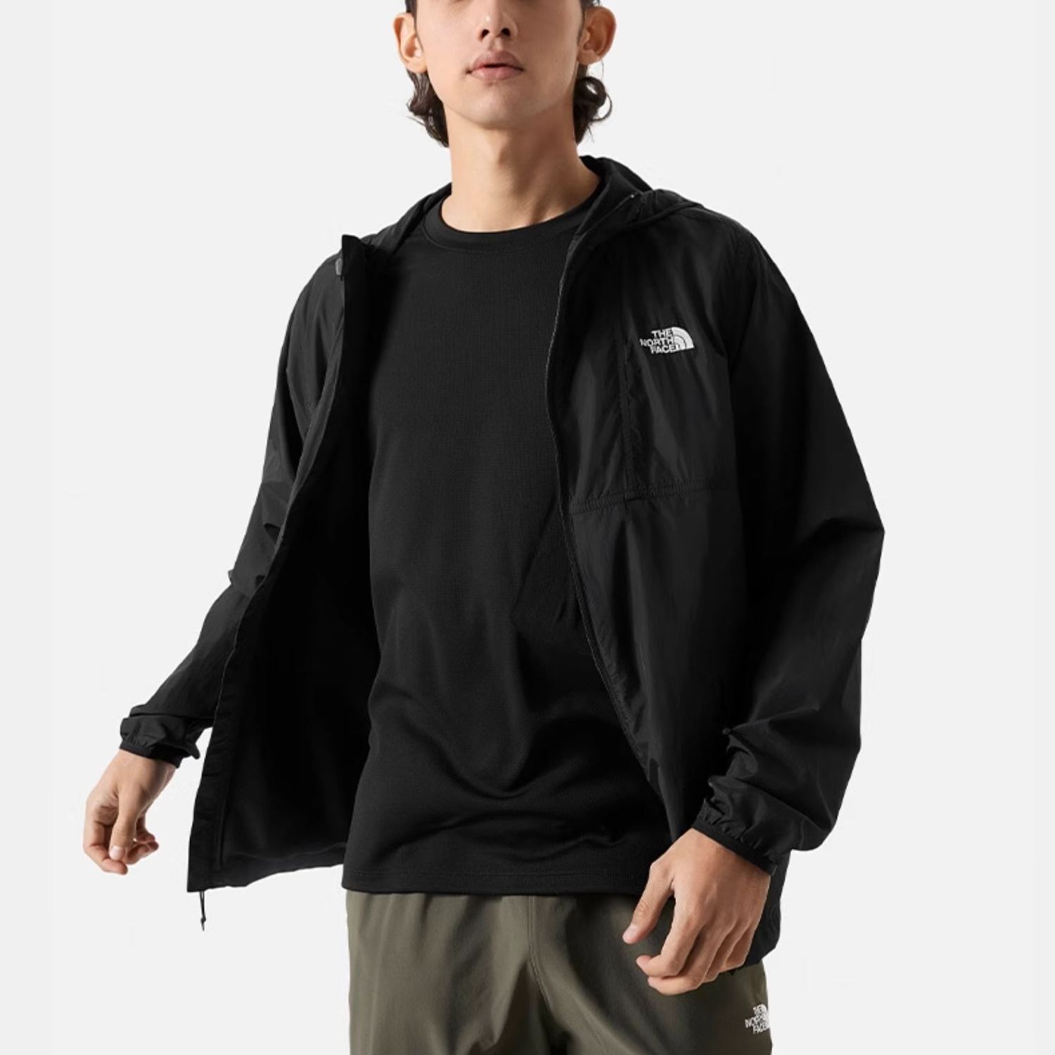 【代購】THE NORTH FACE Urban Exploration Breathable UV Protection Sun Protection Clothing Men's Black NF0A8BA6-JK3