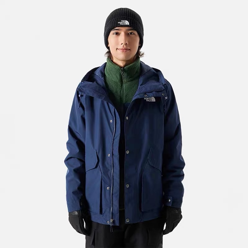 【代購】THE NORTH FACE Urban Exploration Waterproof And Windproof To Keep Warm Windbreaker Jacket Men's OBH/Blue NF0A7QSZ-OBH
